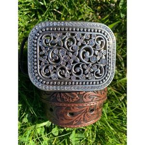 Ariat Floral Leather Belt